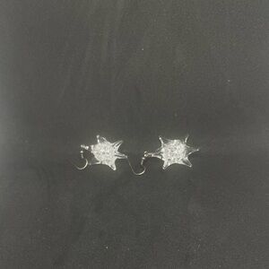 Elegant Glass Star Earrings